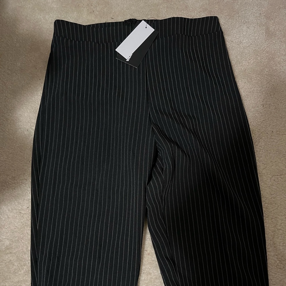 Black Pinstripes dress pants